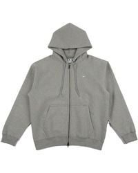 Nike - Solo Swoosh Fz Hoodie "Dark Heather" Hv1084 063" - Lyst