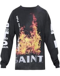 SAINT Mxxxxxx - Paymoney Long Sleeve T-Shirt Sm Ys8 0000 C50" - Lyst