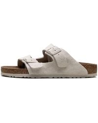 Birkenstock - Arizona Soft Footbed "Suede Leather - Lyst