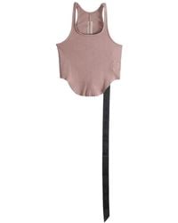 Rick Owens - Basic Tank Cropped Top "Grape" Ds02F6100 Rn 86" - Lyst