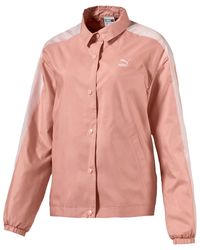 PUMA - Classic Logo Coach Jacket - Lyst