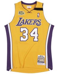 Mitchell & Ness - Nba Shaquille O'Neal Authentic Jersey "1999 Los Angeles Lakers - Lyst