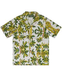 DENIM TEARS - Mountain Button-Up T-Shirt Dt827" - Lyst