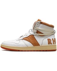Rhude - Leather Rhecess Hi Top Sneakers "Multi Rhss22Fo221785620562" - Lyst