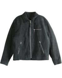 Stussy 8 Ball Suede Bing Jacket in Black for Men | Lyst UK