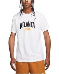 Nike - Sportswear Short Sleeve City T-Shirt "Atlanta" Hf5204 100" - Lyst