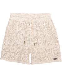 Honor The Gift - Mind Maze Crochet Shorts "Natural" Htg260127 Nat" - Lyst