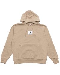 Nike - Flight Fleece Pullover Hoodie "Hemp Heather" Dq7338 201" - Lyst