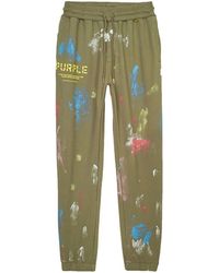 Purple Brand - French Terry Stencil Paint Joggers P412 Fmsj222" - Lyst
