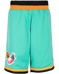 Mitchell & Ness - Authentic Shorts "Nba All Star Games 1996" Ashrcp19183 Aseteal96" - Lyst