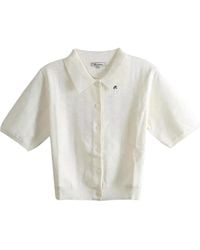 Malbon Golf - Ren Polo Shirt "Vanilla" Mw 0313 Van" - Lyst