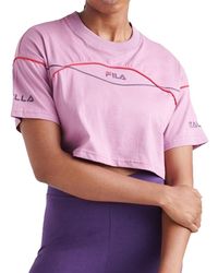 Fila - Kana Crop T-Shirt "Valrn Cjwl Lw933298 585" - Lyst
