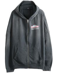 Willy Chavarria - Plaza Chavarria Zip Hooligan Hoodie "Pirate" Mujsw017 063N 011" - Lyst