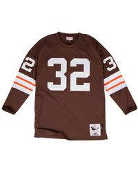 Mitchell & Ness - Nfl Jim Authentic Jersey "1964 Cleveland Browns - Lyst