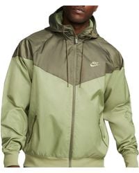 Nike - Sportswear Hooded Windrunner Jacket Da0001 334" - Lyst