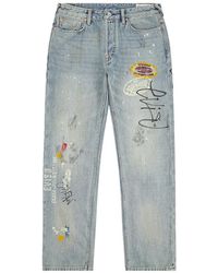Evisu - Fortune Theme Hand-Painted Denim "Multi" 2Eahtm6Je101520Dn" - Lyst