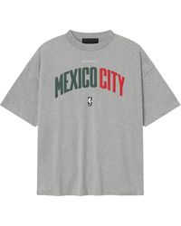 Fear Of God - Essentials Mexico City 90S T-Shirt "Concrete Heather" 125Mx254006F" - Lyst