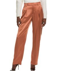 Brunello Cucinelli - Relaxed Silk Trousers "Rust" Brun2576" - Lyst