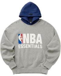 Fear Of God - Nba Sports Fit Hoodie "Concrete Heather Estate" 192Nb256402F" - Lyst