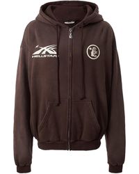 HELLSTAR - Hs Logo Zip-Up Hoodie Hsr294" - Lyst