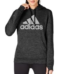 adidas - Originals Shine Logo Hoodie "Dark" Dx5111" - Lyst