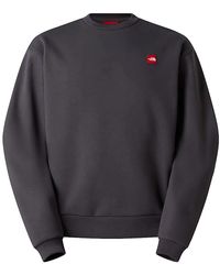 The North Face - Box Crewneck Sweatshirt "Obsidian" Nf0A8Eg1 0Sa" - Lyst