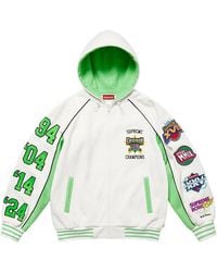 Supreme - Playoffs Zip Up Hooded Sweatshirt "Fw25 - Lyst