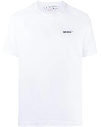 Off-White c/o Virgil Abloh - Caravag Arrow Slim Ss T-Shirt Omaa027C99Jer0030110" - Lyst