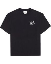LAB C.O. OFF WHITE - Diag Ss T-Shirt Labf26T054-Blk" - Lyst