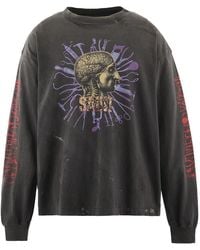 SAINT Mxxxxxx - Head Long Sleeve T-Shirt Sm Mk8 0000 026" - Lyst