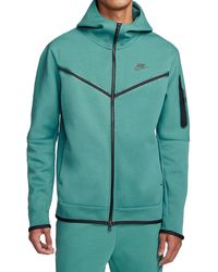 Nike - Sportswear Tech Fleece Full‑Zip Hoodie "Mineral" Cu4489 381" - Lyst