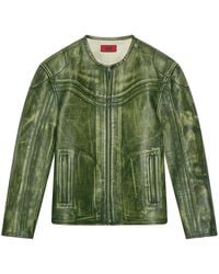 424 - Tokyo Leather Jacket Ff5Smj24Appe245636" - Lyst
