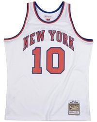 Mitchell & Ness - New York Knicks 1969 Nba Swingman Jersey "Walt Frazier #10" Smjyac19036 Nykwhit69Wfr" - Lyst
