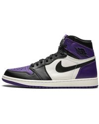 purple shoes mens nike