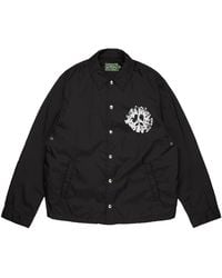 DENIM TEARS - Peace Wreath Coaches Jacket Dt922" - Lyst
