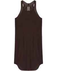 Rick Owens - Basic Rib Tank Top "Macassar" Ru01F2150 Rc 53" - Lyst