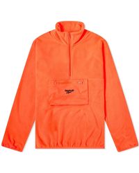 Reebok - Half-Zip Polar Fleece Sweatshirt "Solar" Fs7360" - Lyst