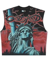 GODSPEED NEW YORK - Voltage Sleeveless T-Shirt Gs424" - Lyst