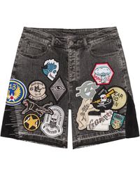 GODSPEED NEW YORK - Patchwork Denim Shorts V2 4Eclo116" - Lyst