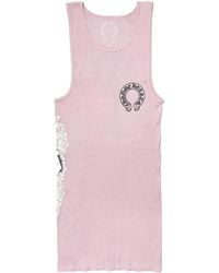 Chrome Hearts - Deadly Doll Tank Top Floral Chrm0566" - Lyst