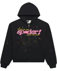 Sp5der - Punk V2 Zip Up Hoodie "Ss26 - Lyst