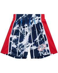 Mitchell & Ness - Team Marble Swingman Shorts "Nba Houston Rockets 1996" Pfsw1279 Hro96Pppblue" - Lyst