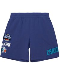 Mitchell & Ness - Team Origins Fleece Shorts "Nba Hornets" Pshr4851 Choyyppphrpr" - Lyst