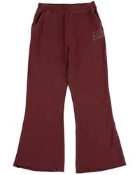 Market - Big Stitch Open Leg Sweatpants "Oxblood" Mkt26Fw Kb0964 Oxrd" - Lyst
