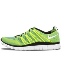 Nike - Free Flyknit Htm Sp "Volt Varsity Royal" 616171 740" - Lyst