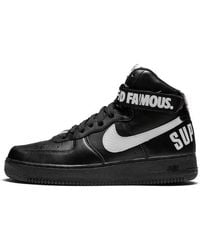Nike - Air Force 1 High Supreme Sp "black" Shoes - Lyst
