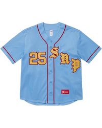 Supreme - Old English Baseball Jersey "Ss25 - Lyst