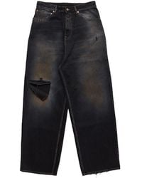Vetements - Distressed Baggy Jeans Out Uh76Dp180B3" - Lyst