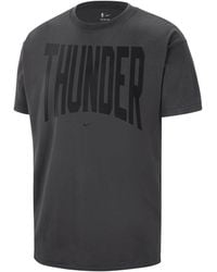 Nike - Oklahoma City Thunder Peak Travel T-Shirt "Dark Charcoal" Iu1346 099" - Lyst