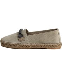 Brunello Cucinelli - Leather Espadrille Shoes "Ice" Brun2494" - Lyst